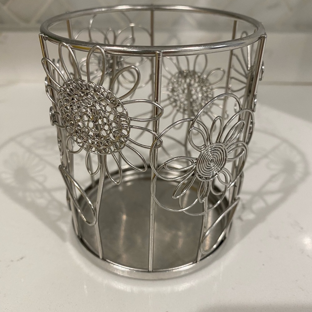 Silver pencil holder